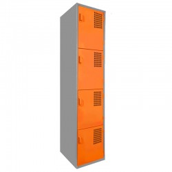 Locker Colors 4P Mandarina (Naranja)